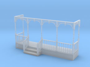 Miniature 1:48 Victorian Front Porch in Clear Ultra Fine Detail Plastic