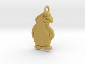 Zoo Finds:  Penguin Charm in Tan Fine Detail Plastic