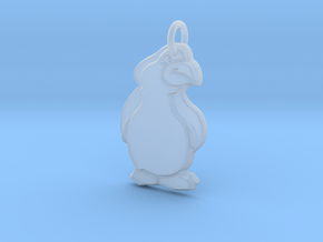 Zoo Finds:  Penguin Charm in Clear Ultra Fine Detail Plastic