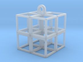 CubeCube in Tan Fine Detail Plastic