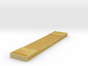 40Ft Flatrack Ho Scale Lowered Ends in Tan Fine Detail Plastic