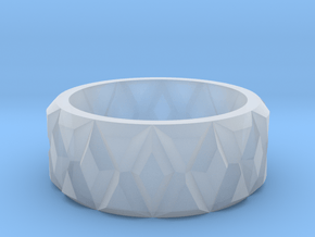 Diamond Ring in Tan Fine Detail Plastic