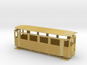  CSD M11.0 trailer car H0e in Tan Fine Detail Plastic