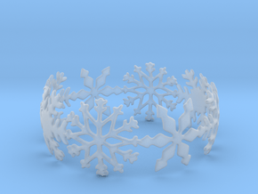 Snowflake Bangle (medium) in Clear Ultra Fine Detail Plastic