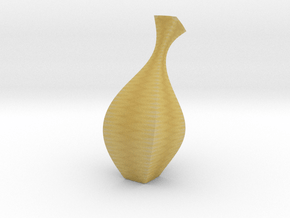 LW Vase1 in Tan Fine Detail Plastic