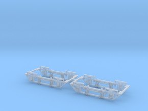 Short BoxCab Frames Only 8-27-15 in Clear Ultra Fine Detail Plastic