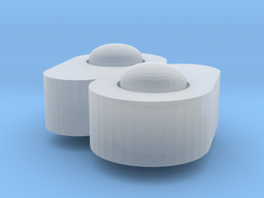 Twin Tears - Fidget Spinner in Clear Ultra Fine Detail Plastic