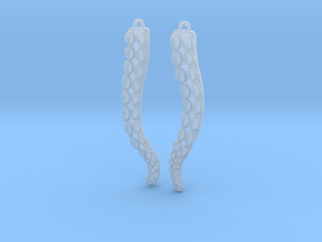 Tasty Wiggler Earrings in Clear Ultra Fine Detail Plastic