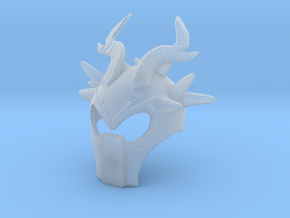 Sea Dragon's Mask in Clear Ultra Fine Detail Plastic