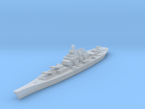 USS IOWA in Clear Ultra Fine Detail Plastic