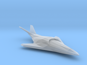 Comet-Class Spaceplane in Clear Ultra Fine Detail Plastic