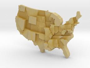 USA by Homicide in Tan Fine Detail Plastic