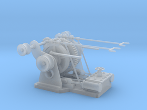 Anchor winch, steam, scale 1:35 in Clear Ultra Fine Detail Plastic