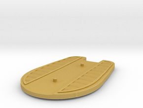 Hover Board (Disc) (2pegs) in Tan Fine Detail Plastic