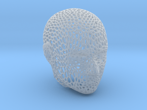 Voronoi Head in Tan Fine Detail Plastic