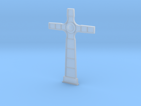 18th century cross face in Clear Ultra Fine Detail Plastic