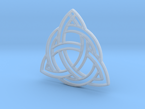 Celtic Pendant in Clear Ultra Fine Detail Plastic