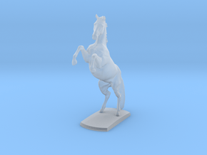 Horse Rearing in Clear Ultra Fine Detail Plastic