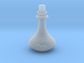 Mana Potion flask - pendant in Clear Ultra Fine Detail Plastic