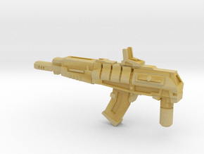 "CHASER-47" Transformers Weapon (5mm post) in Tan Fine Detail Plastic