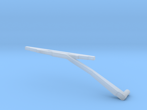 Windscreen wiper rear door D90 Gelande 1:18 in Clear Ultra Fine Detail Plastic