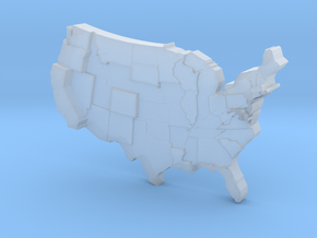 USA by Cost Of Living in Tan Fine Detail Plastic