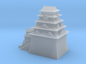 Edo castle in Clear Ultra Fine Detail Plastic