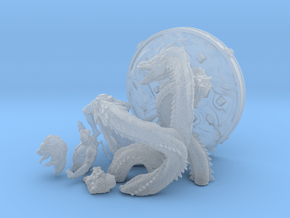 Hercules versus Hydra in Clear Ultra Fine Detail Plastic