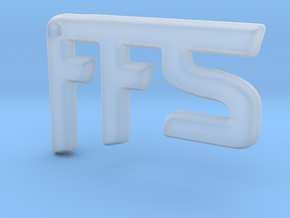 FFS! Pendant in Tan Fine Detail Plastic