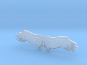 Angel's wing in Clear Ultra Fine Detail Plastic