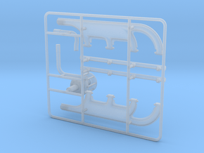 OX5-16 Scale-Parts-3 in Clear Ultra Fine Detail Plastic