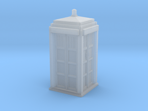 The Physician's Blue Box in 1/35 scale (Hollow) in Clear Ultra Fine Detail Plastic