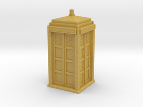 The Physician's Blue Box in 1/32 scale (Hollow) in Tan Fine Detail Plastic