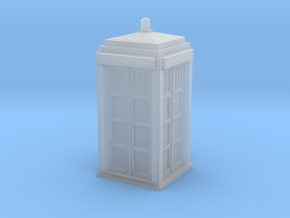 The Physician's Blue Box in 1/32 scale (Hollow) in Clear Ultra Fine Detail Plastic