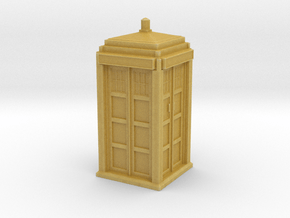 The Physician's Blue Box in 1/48 scale (Hollow) in Tan Fine Detail Plastic