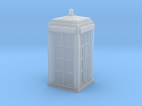 The Physician's Blue Box in 1/48 scale (Hollow) in Clear Ultra Fine Detail Plastic