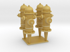 FH1, 1/32 Scale Classic  Fire Hydrants in Tan Fine Detail Plastic