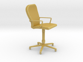 Officechair in Tan Fine Detail Plastic