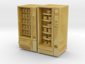 35mm Scale Snack And Food Vending Machine in Tan Fine Detail Plastic