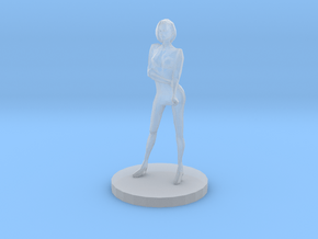 Girl Model (28mm Scale Miniature) in Clear Ultra Fine Detail Plastic