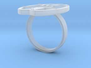 NEL METAL DETECTOR COIL RING in Clear Ultra Fine Detail Plastic