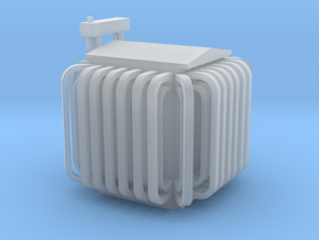 Substation Transformer in Clear Ultra Fine Detail Plastic