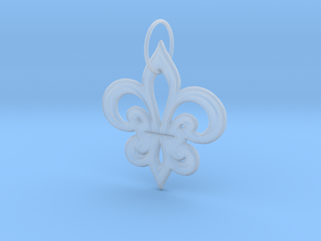 Heraldik Lilie 2 in Clear Ultra Fine Detail Plastic