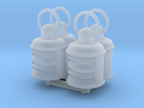 Lamp 4 pcs. in Clear Ultra Fine Detail Plastic