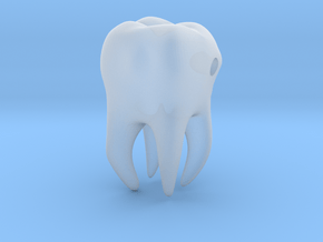 Wisdom Tooth charm/pendant in Clear Ultra Fine Detail Plastic