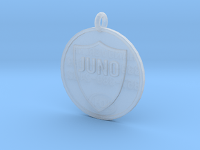 Juno's Pet Tag in Clear Ultra Fine Detail Plastic
