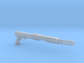 SPAS 12 1:4 scale shotgun without pump in Clear Ultra Fine Detail Plastic