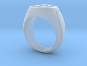 Green Lantern Ring in Clear Ultra Fine Detail Plastic