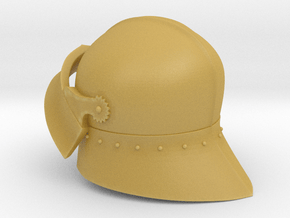 Medieval Sallet compatible with playmobil figure in Tan Fine Detail Plastic