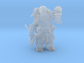 Dwarf Ranger in Clear Ultra Fine Detail Plastic